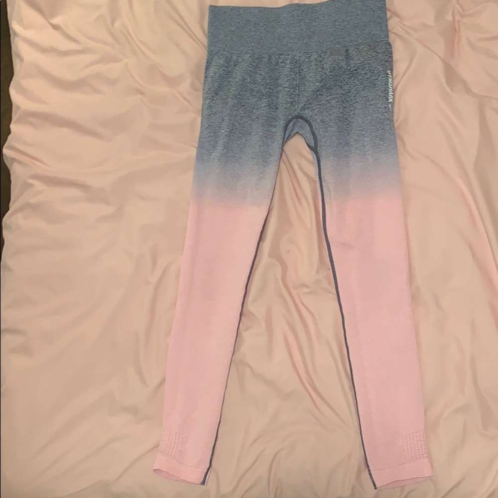 Gymshark pink ombré leggings